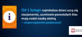 Organizacja nauki w szkołach od 1 lutego